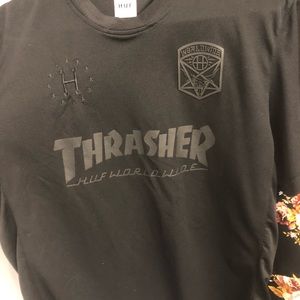 Super rare thrasher Huf collaboration. Soccer jersey
